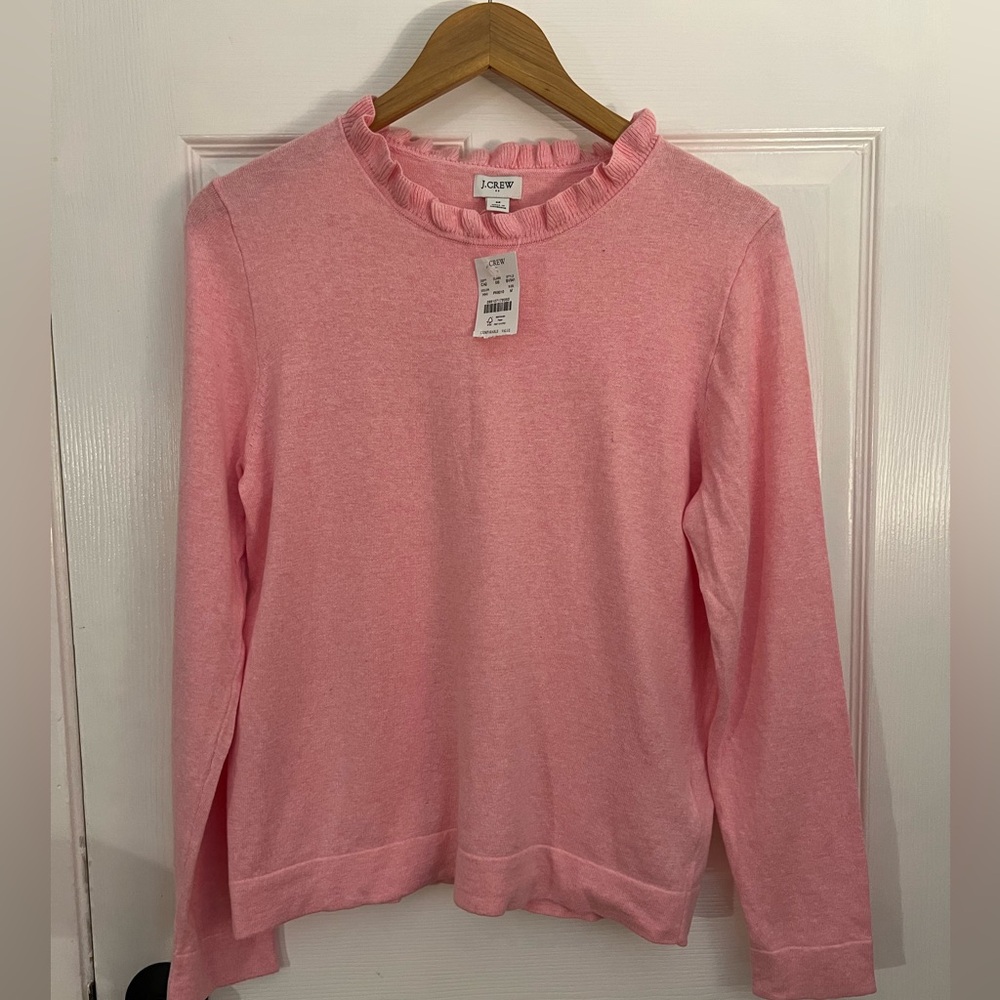 J Crew Factory pink sweater size M